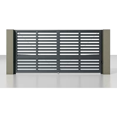 Распашные ворота ALUTECH Prestige