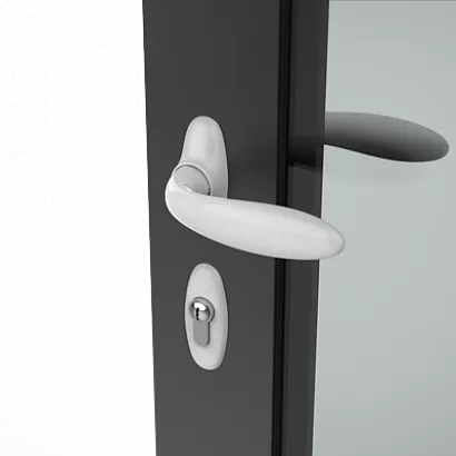 Нажимная ручка с замком